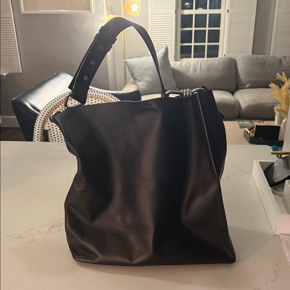 Winter Sale!! 💯 Authentic Black All Saints Leather Shoulder Bag